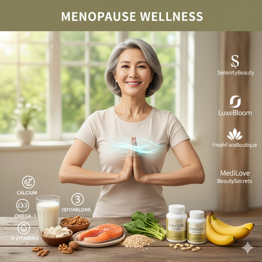 Essential Nutrients for Menopause: Relieving Hot Flashes and Fatigue