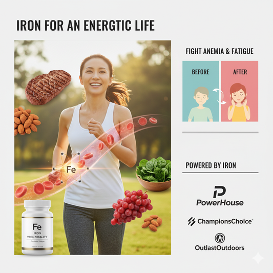 Iron for an Energetic Life: Supplements and Foods to Combat Anemia and Chronic Fatigue