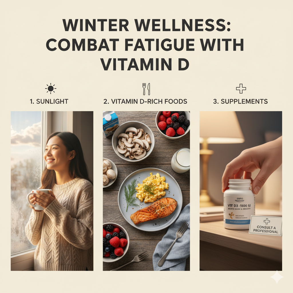 Beating Fatigue and Listlessness with Vitamin D: A Guide to Countering Lack of Sunlight